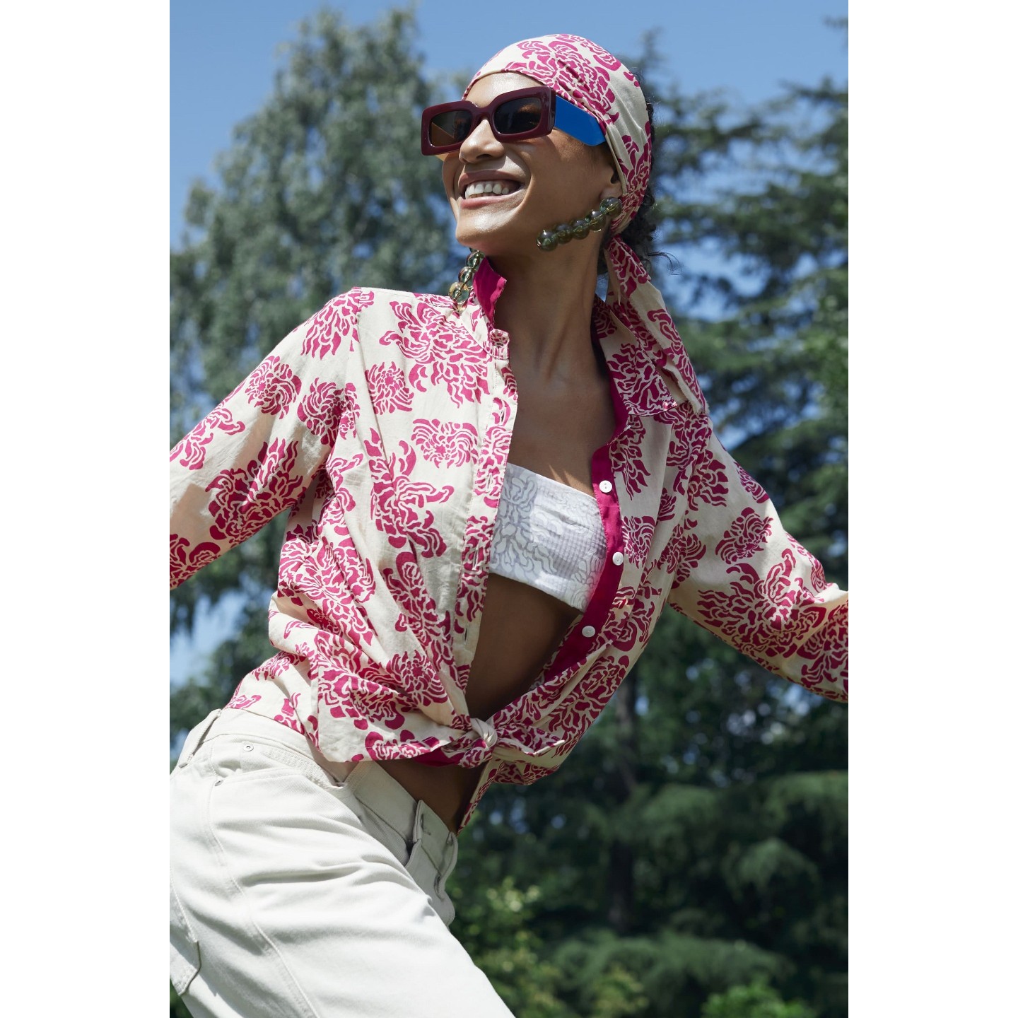 Bella Shirt Nashima Fuxia