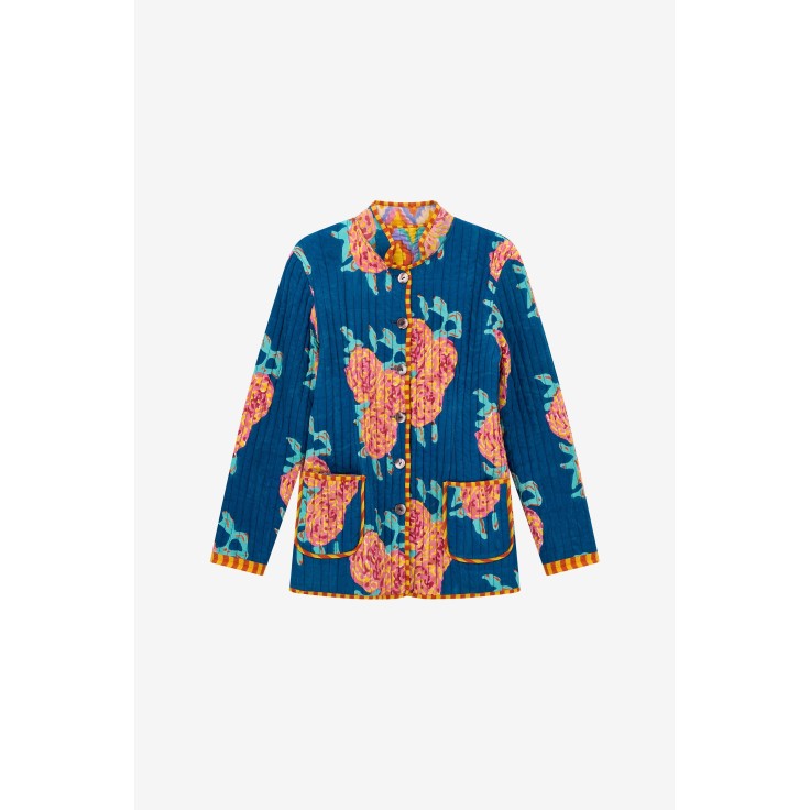 Jhodpuri Jacket Hima Plumbago