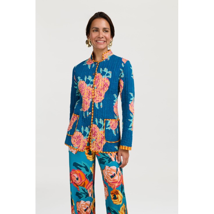 Jhodpuri Jacket Hima Plumbago