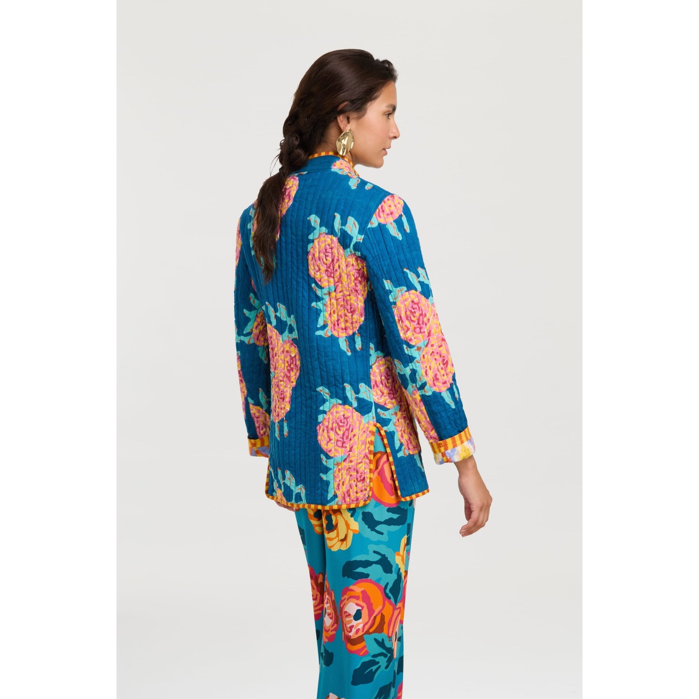 Jhodpuri Jacket Hima Plumbago
