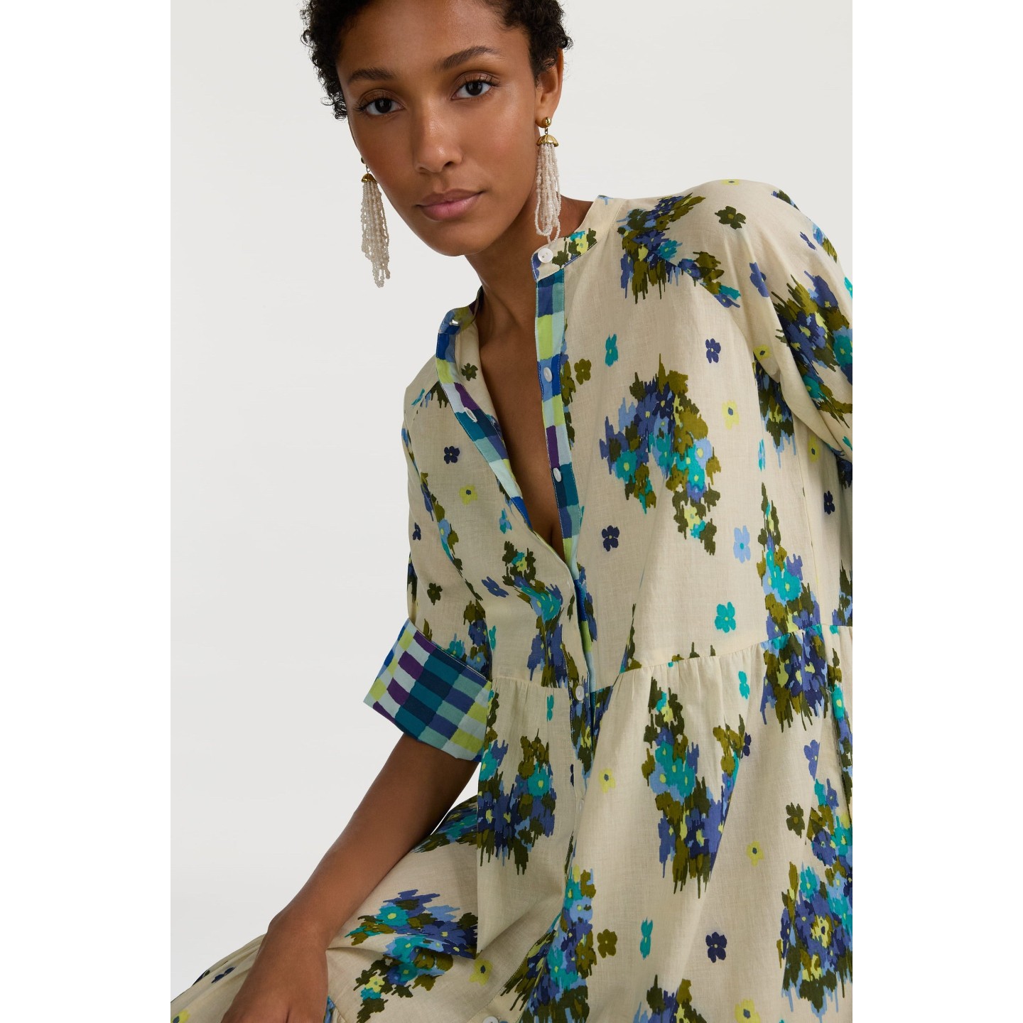 Dress Rambagh Ginza Bouquet Ivory