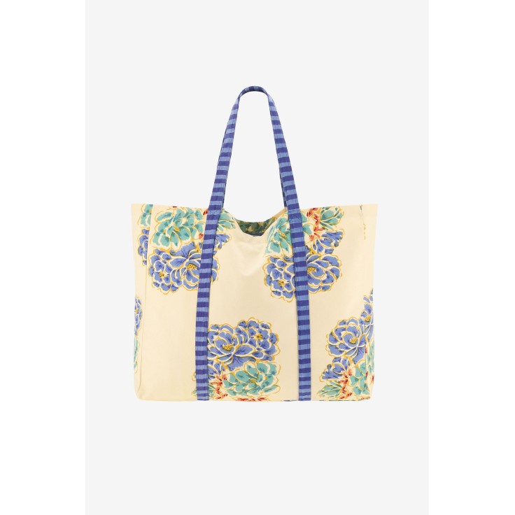 Borsa shopping positano flower plumbago