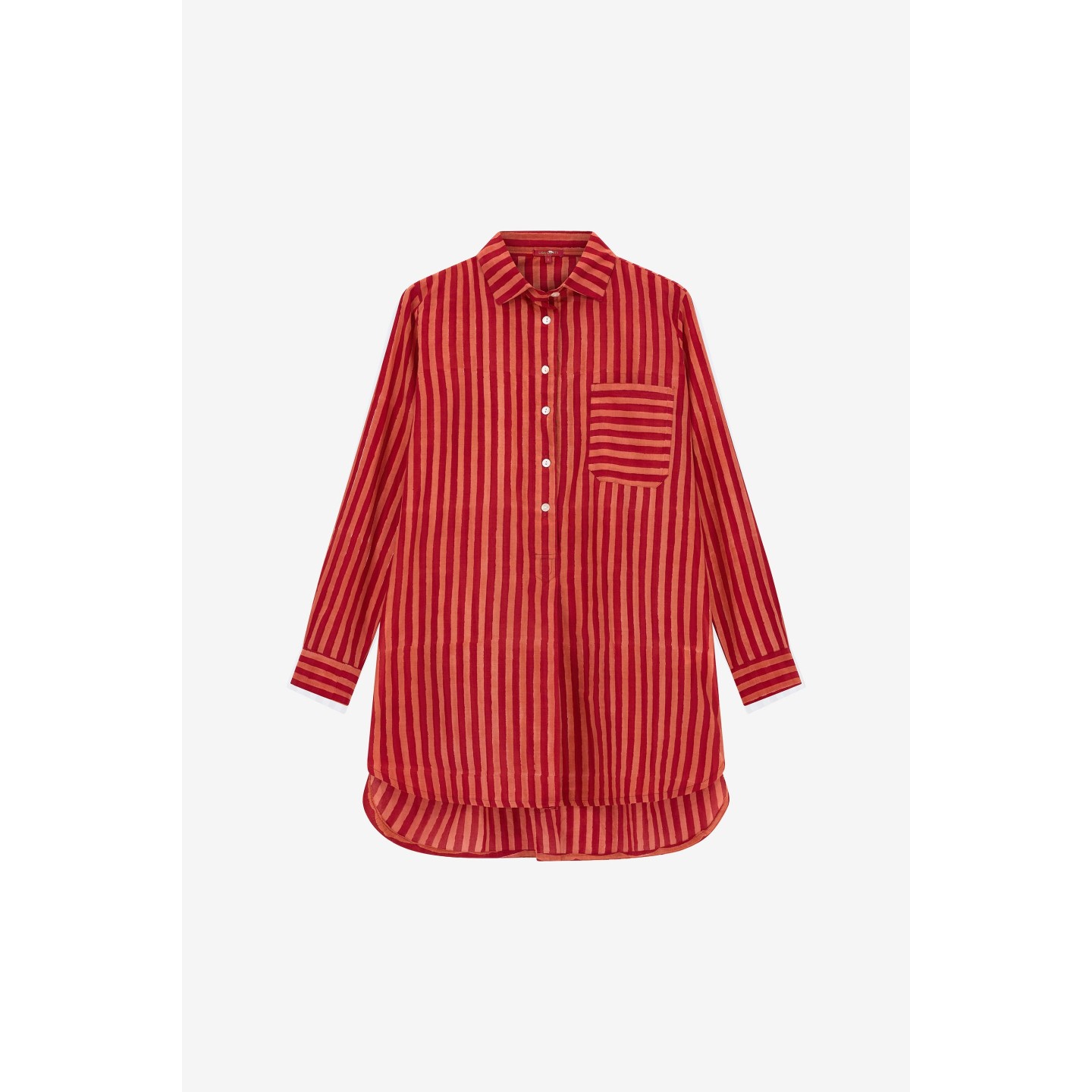 Ube Shirt Mini Stripes Red