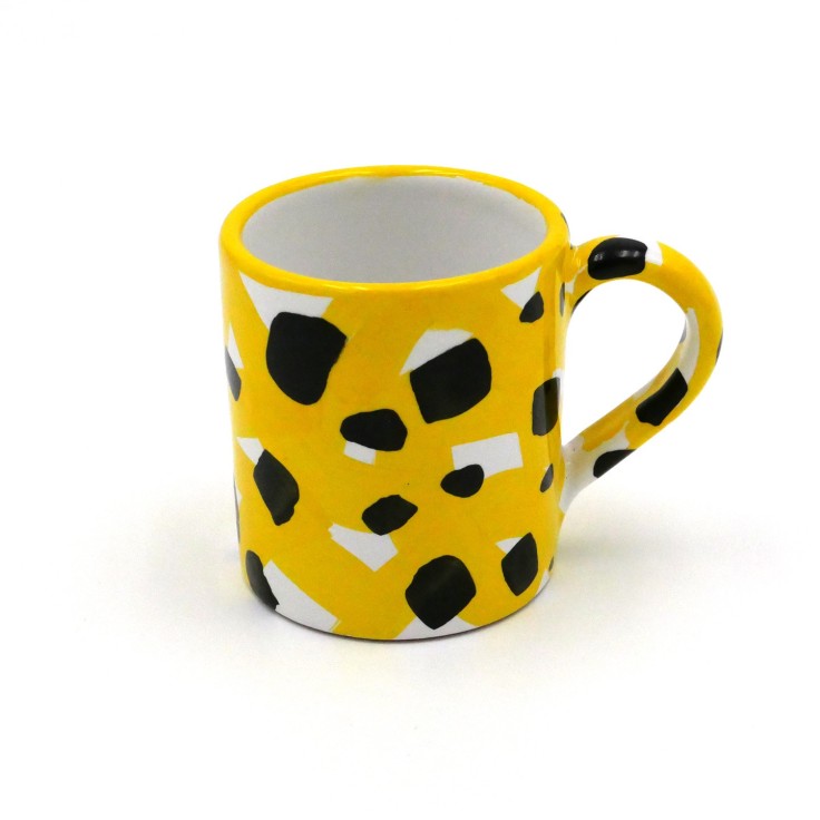 Mug Marbled yellow